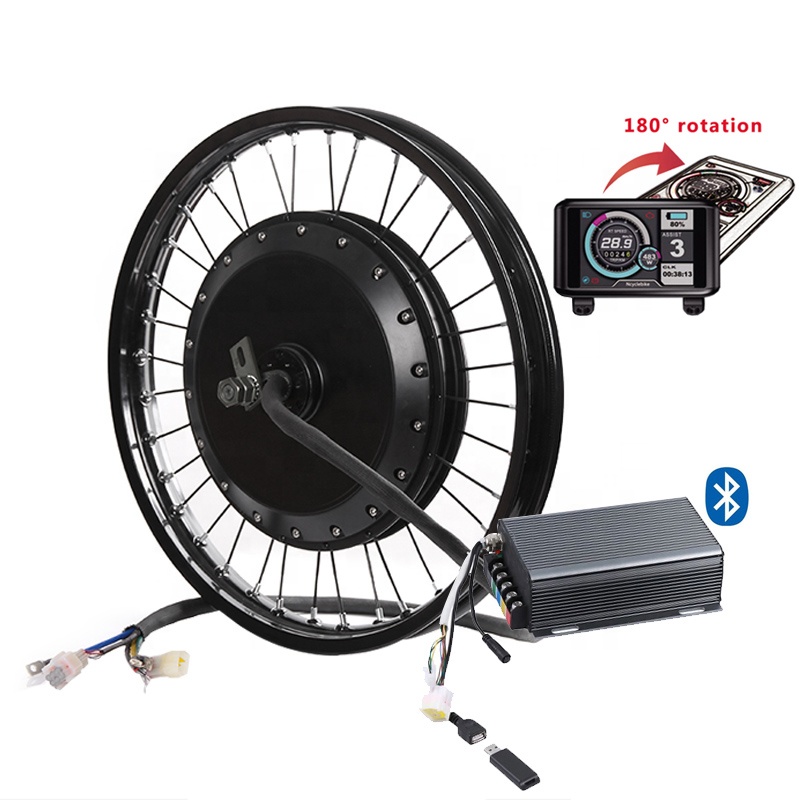 Big Torque Electric Bicycle Bi - Qs Motor 273 8000W Hub Motor ulasan dan harga