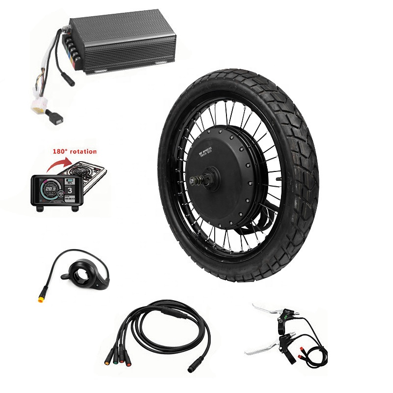 Big Torque Electric Bicycle Bi - Qs Motor 273 8000W Hub Motor ulasan dan harga