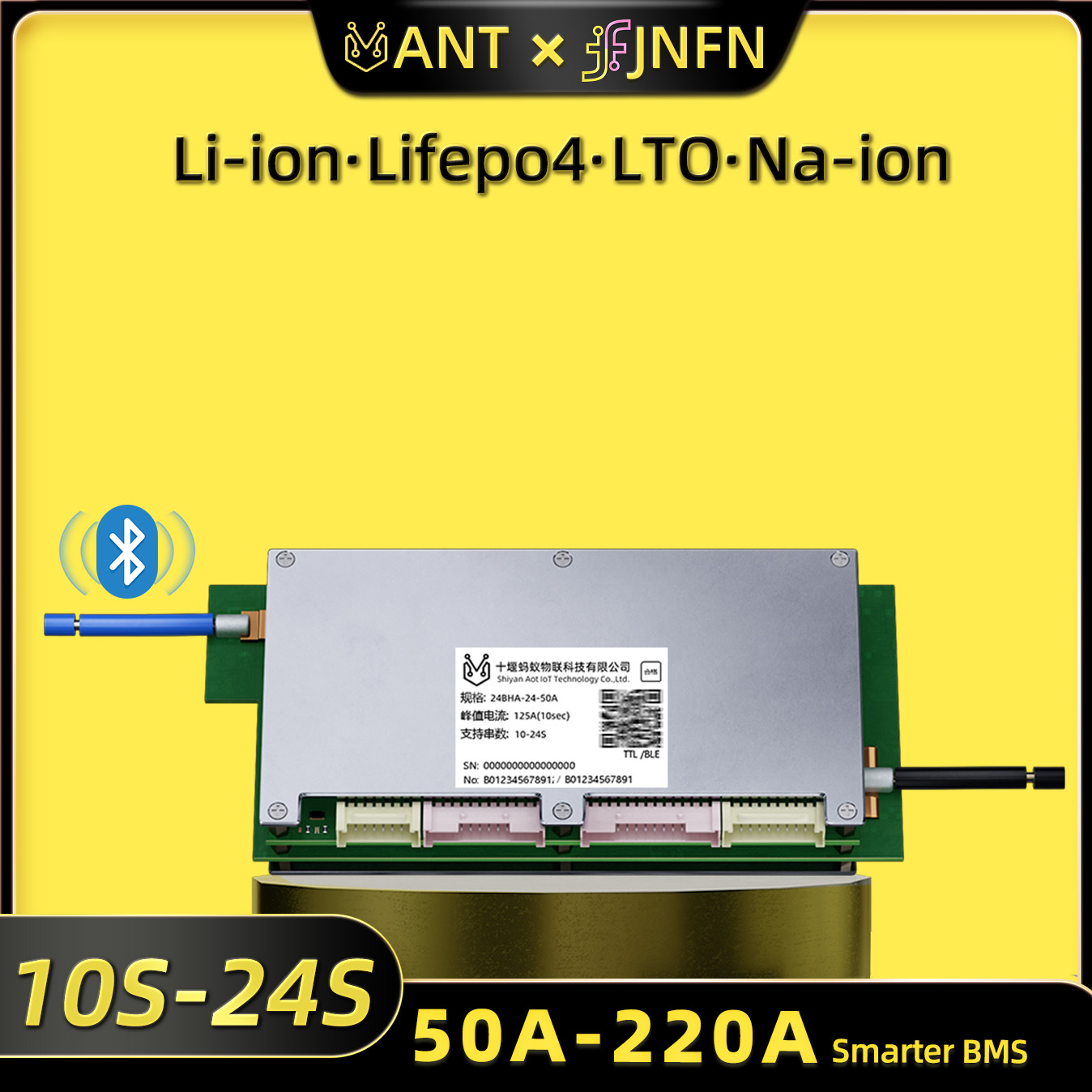 Ant BMS Smart 10S to 24S 550A  - Smart Bms 24S 200A Bluetooth Lifepo4 ulasan dan harga