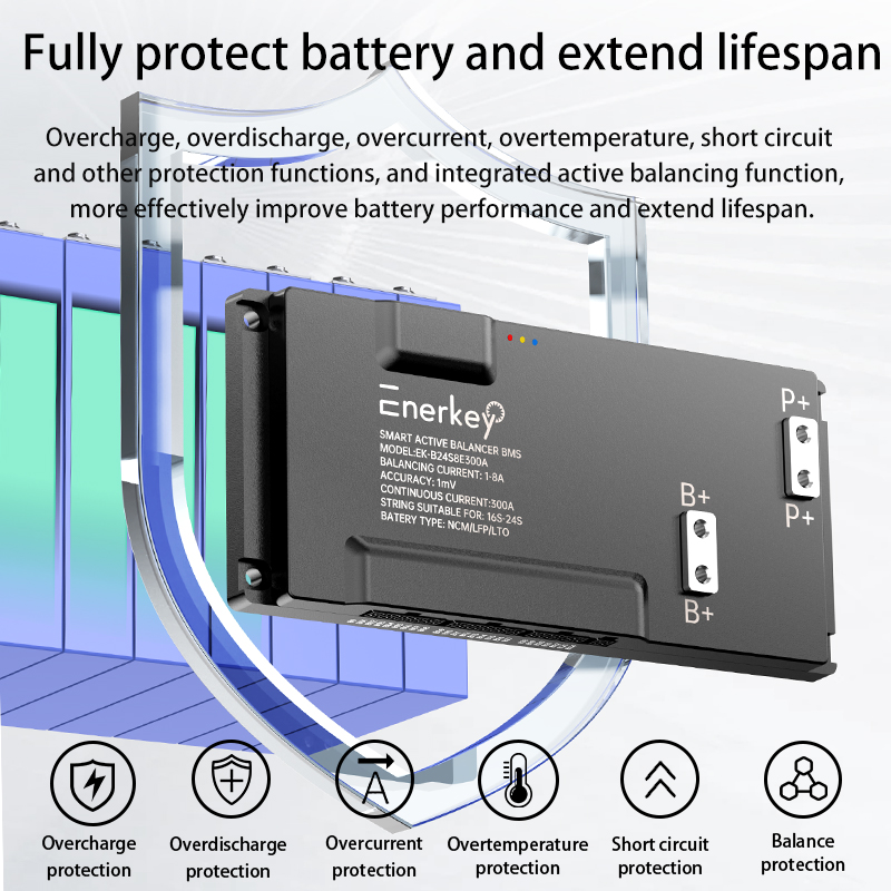 Enerkey Smart BMS 16S-24S 200A - Smart Bms 24S 200A Bluetooth Lifepo4 ulasan dan harga