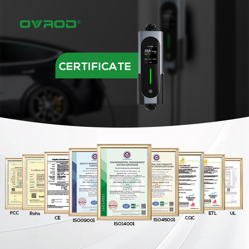 Ovrod Ev Car Charger 16a 11kw  - Type 2 Portable Ev Charger 11Kw Cee ulasan dan harga
