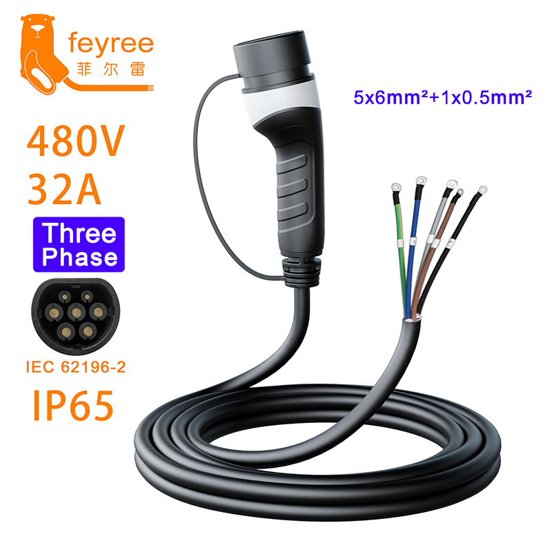 Feyree 3Phase for Electric Veh - Ev Charger Type 2 22Kw 32A 3 Phase ulasan dan harga