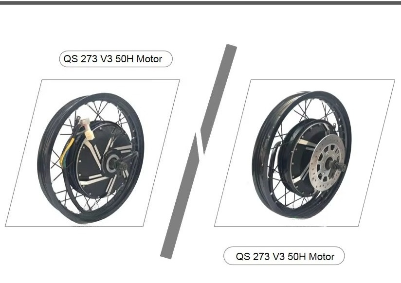 Electric Motorcycle  Motor Kit - Qs Motor 273 8000W Hub Motor ulasan dan harga
