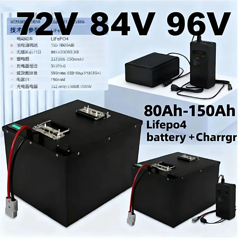 LIFEPO4 Battery Pack with BMS  - Lifepo4 72V 100Ah Battery Pack Ev ulasan dan harga